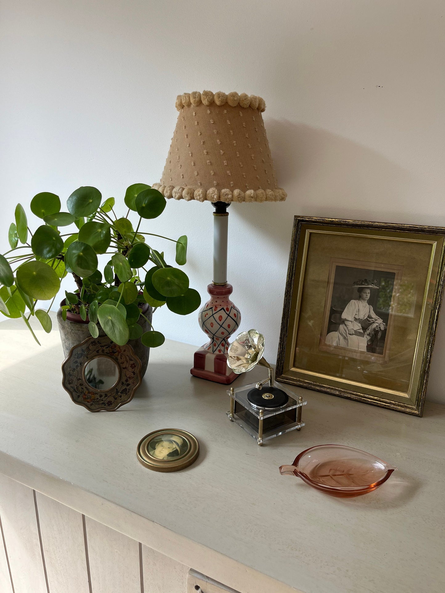 Vintage framed portrait of a boy