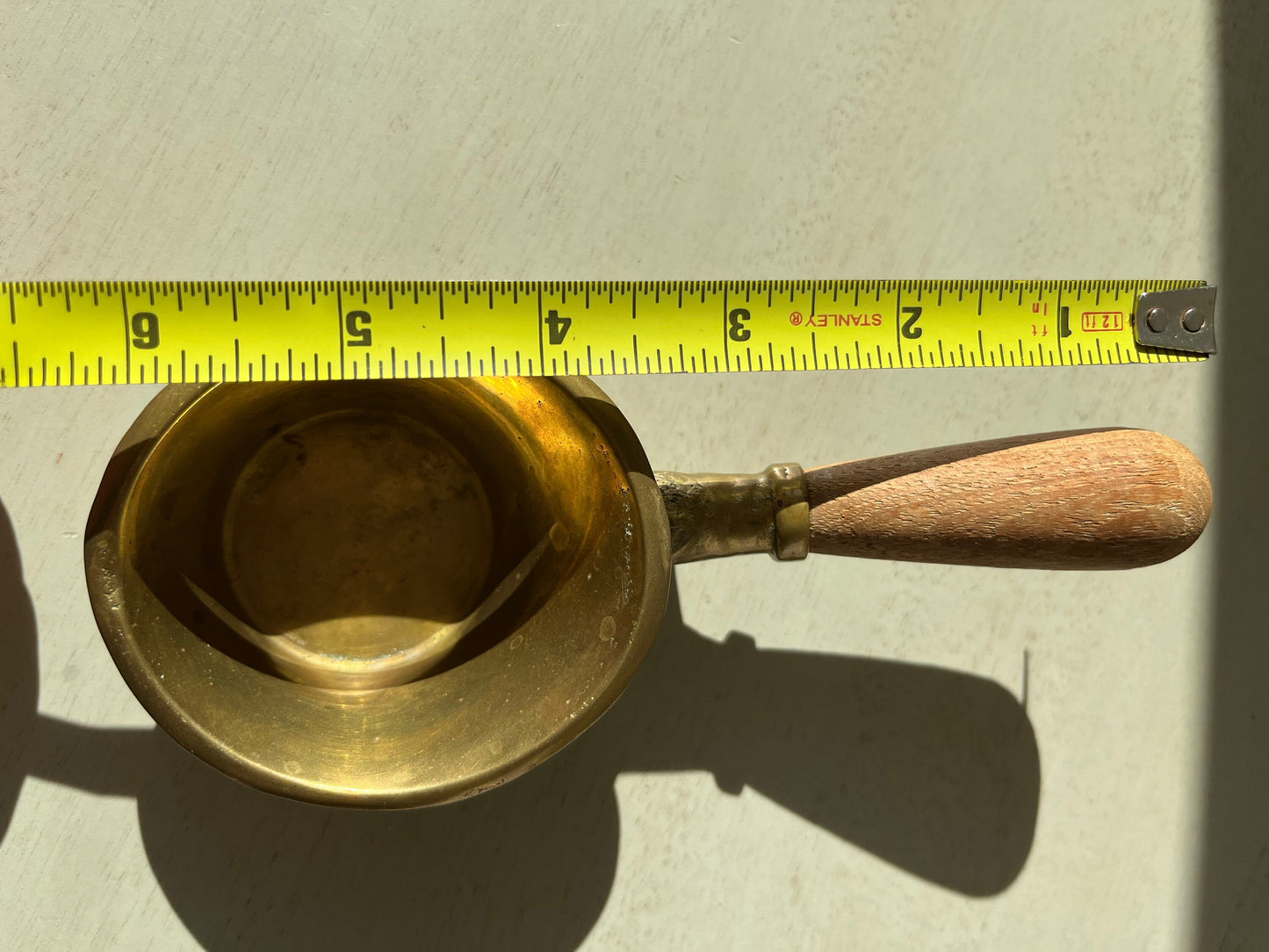 Vintage Chinese Brass Silk Iron
