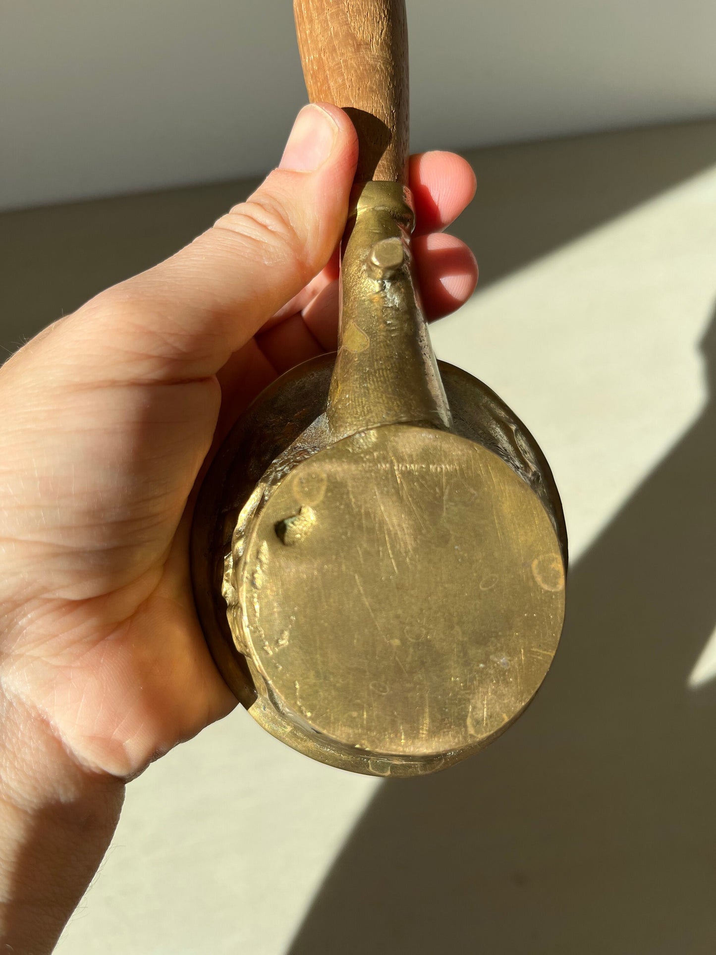 Vintage Chinese Brass Silk Iron