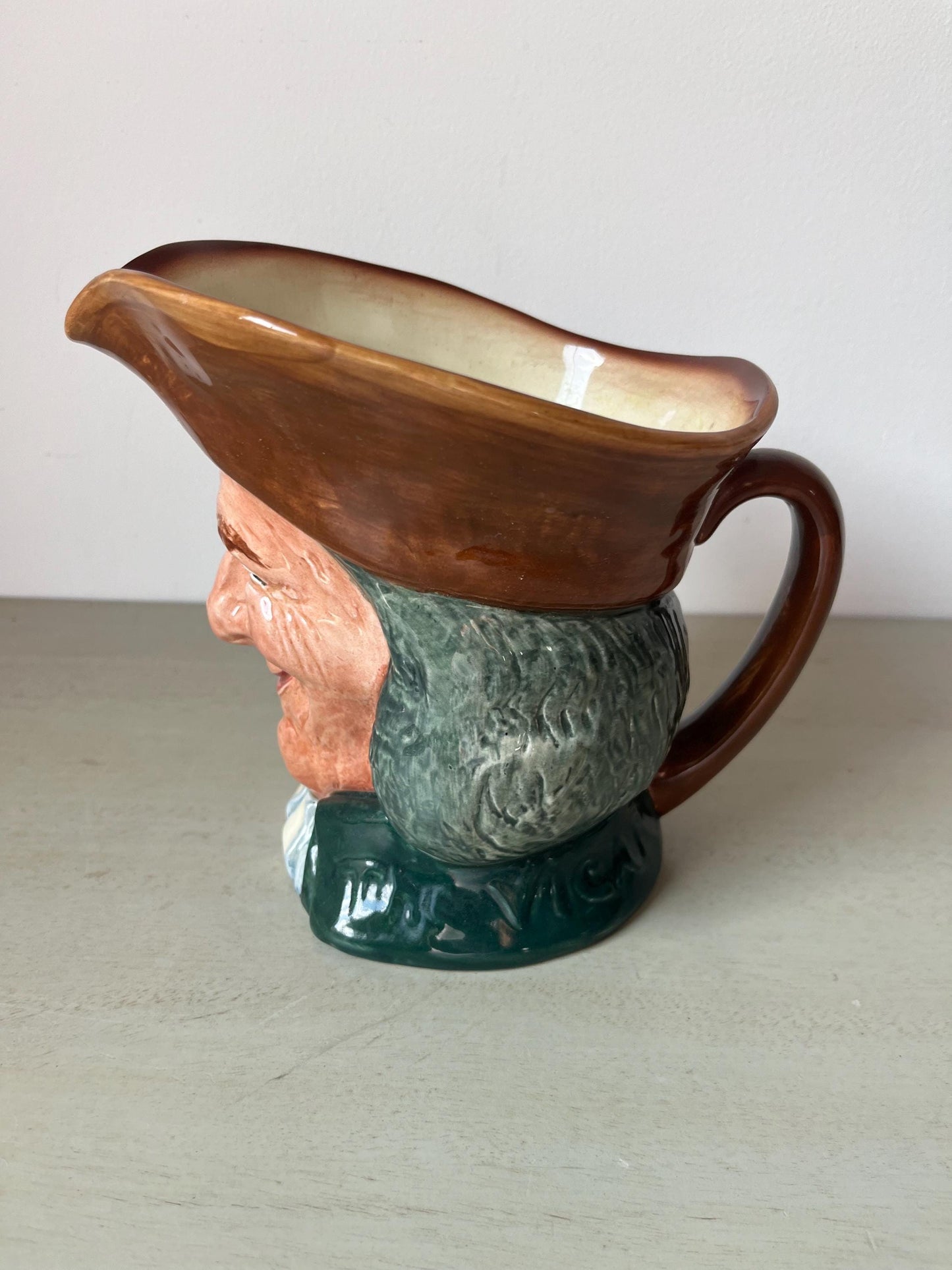 Vintage Royal Doulton Vicar of Bray Toby collectible character jug, large 7"