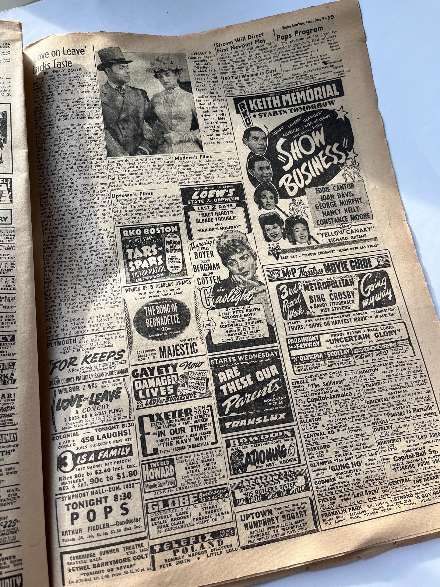 Vintage June 6 1944 D-Day Edition Newspaper