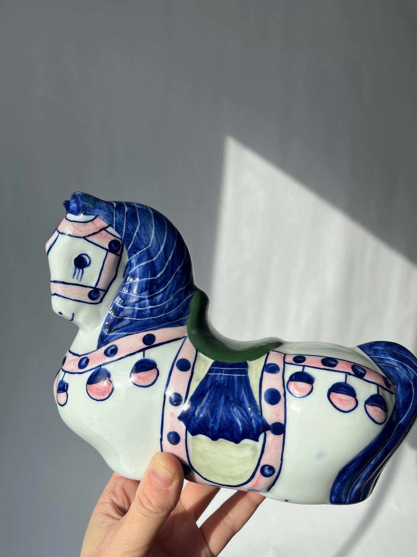 Vintage Nora Fenton Ceramic Horse Coin Bank