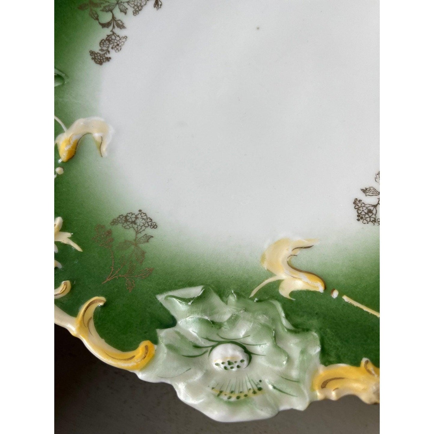 Early 1900s Weimar of Germany porcelain cake plate