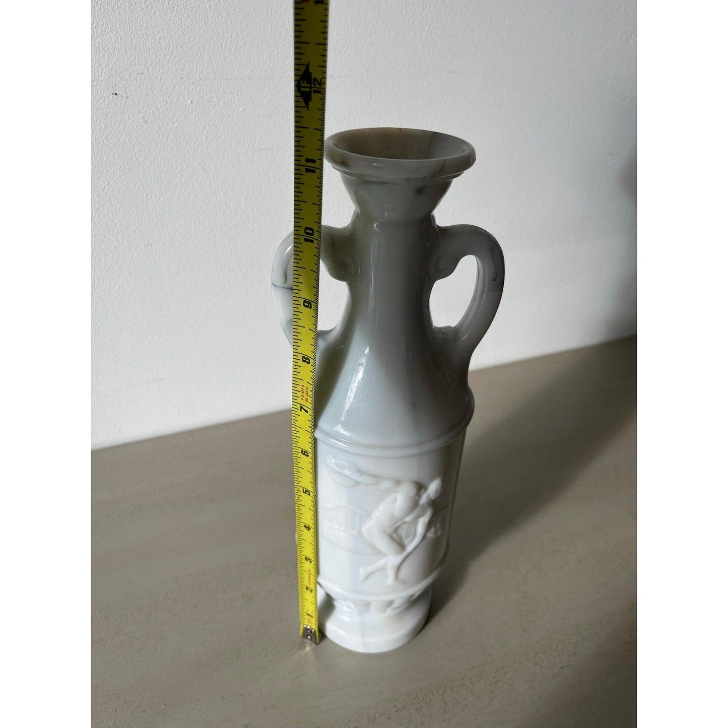 1971 vintage Jim Beam Olympic Discus Thrower Faux Marble decanter