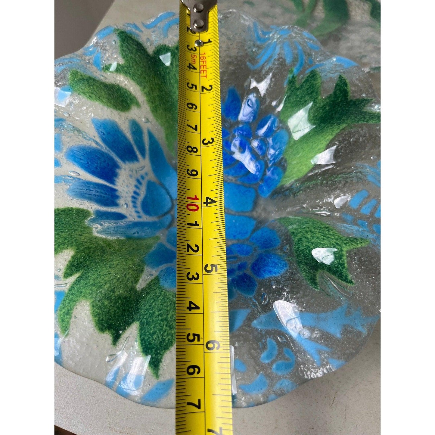 Ser of vintage Sydenstricker fused glass plates