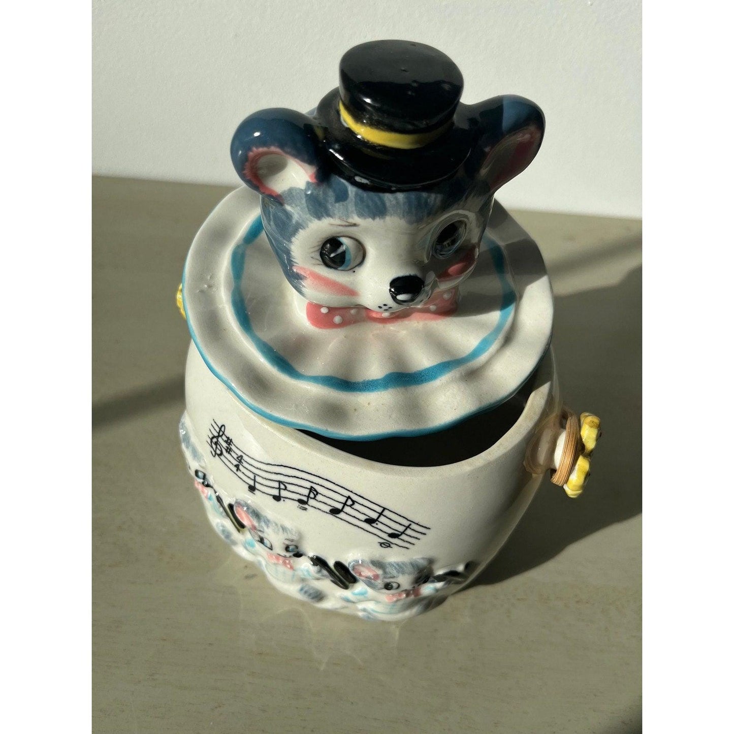 1950s cookie jar dancing mice