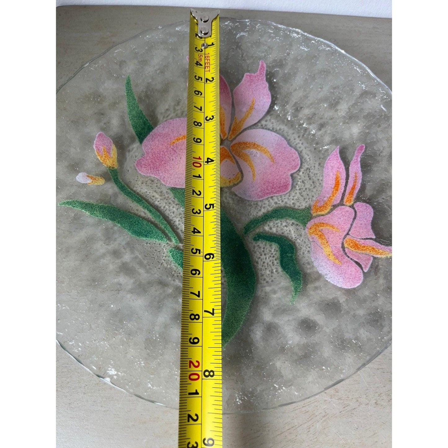 Ser of vintage Sydenstricker fused glass plates