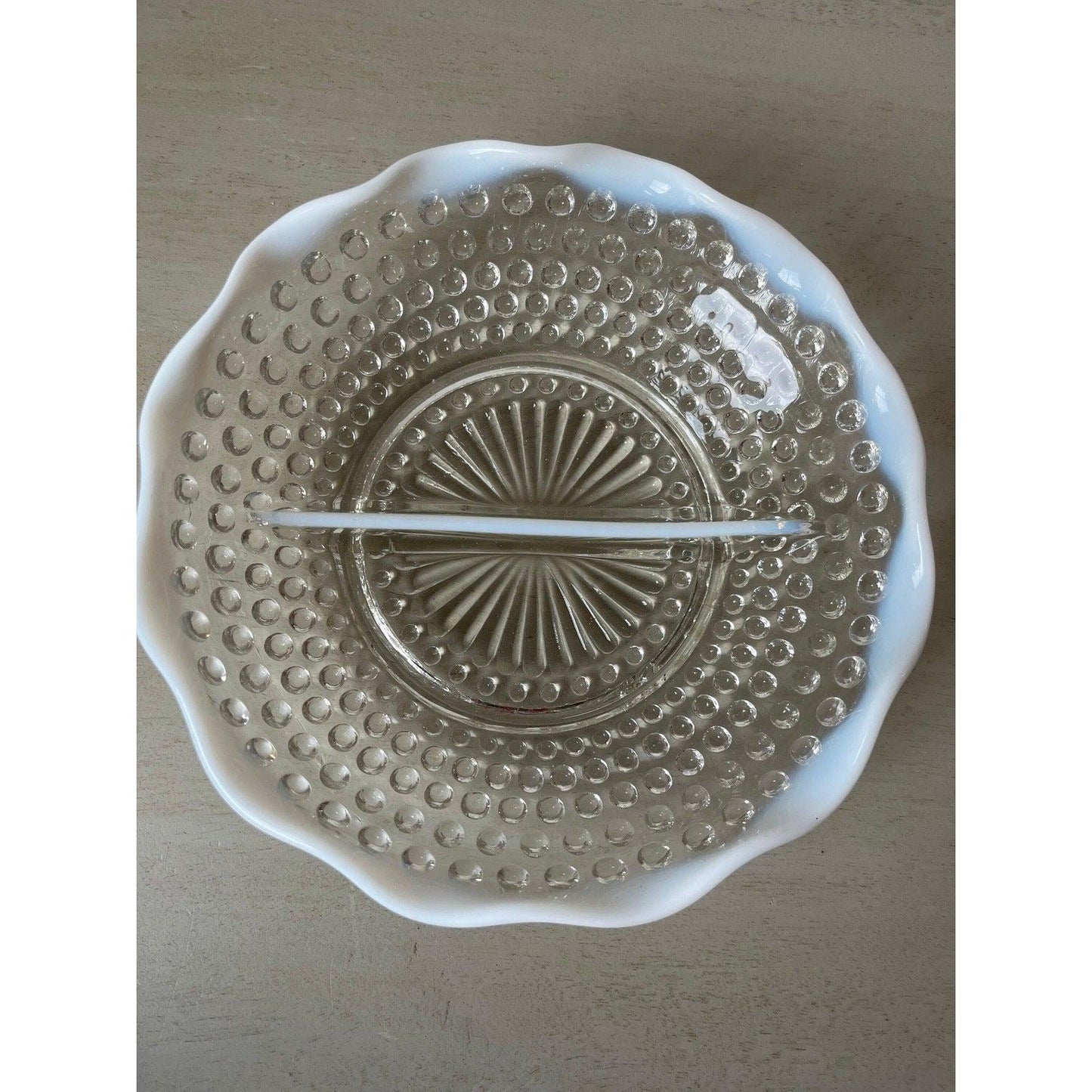 Vintage Fenton Hobnail Dish