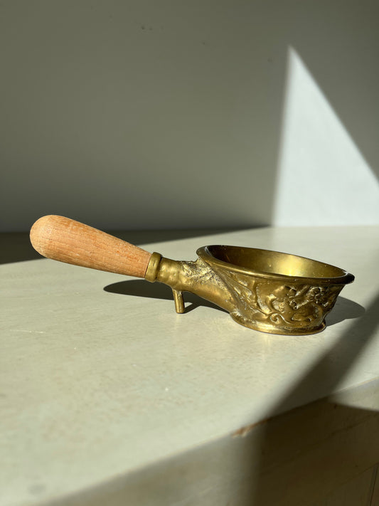 Vintage Chinese Brass Silk Iron