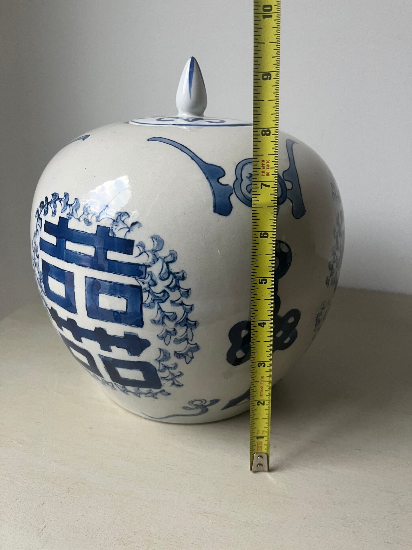 Vintage Double Happiness ginger jar