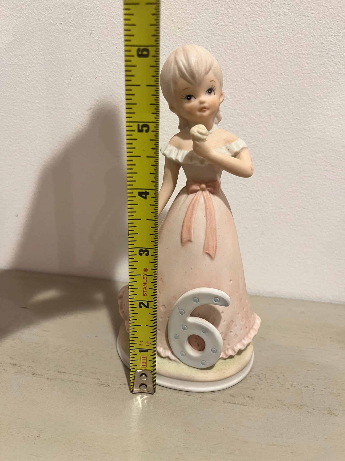 Vintage Lefton ‘Birthday Girl 16 figurine / cake topper