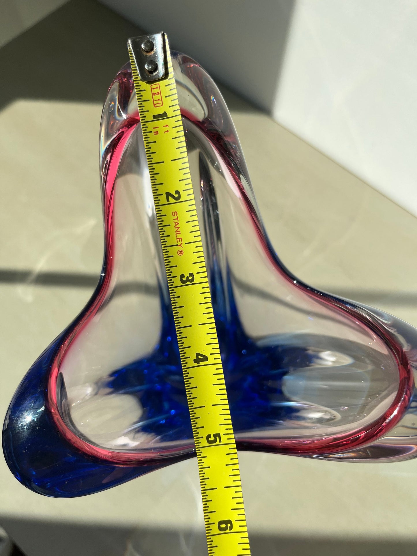 Amazing vintage Czech glass Josef Hospodka Chribska vase