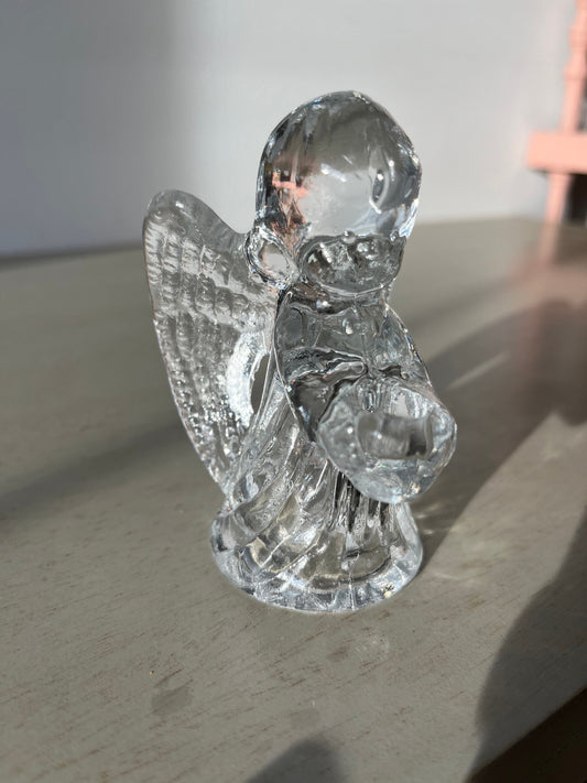 Mini glass angel figurine