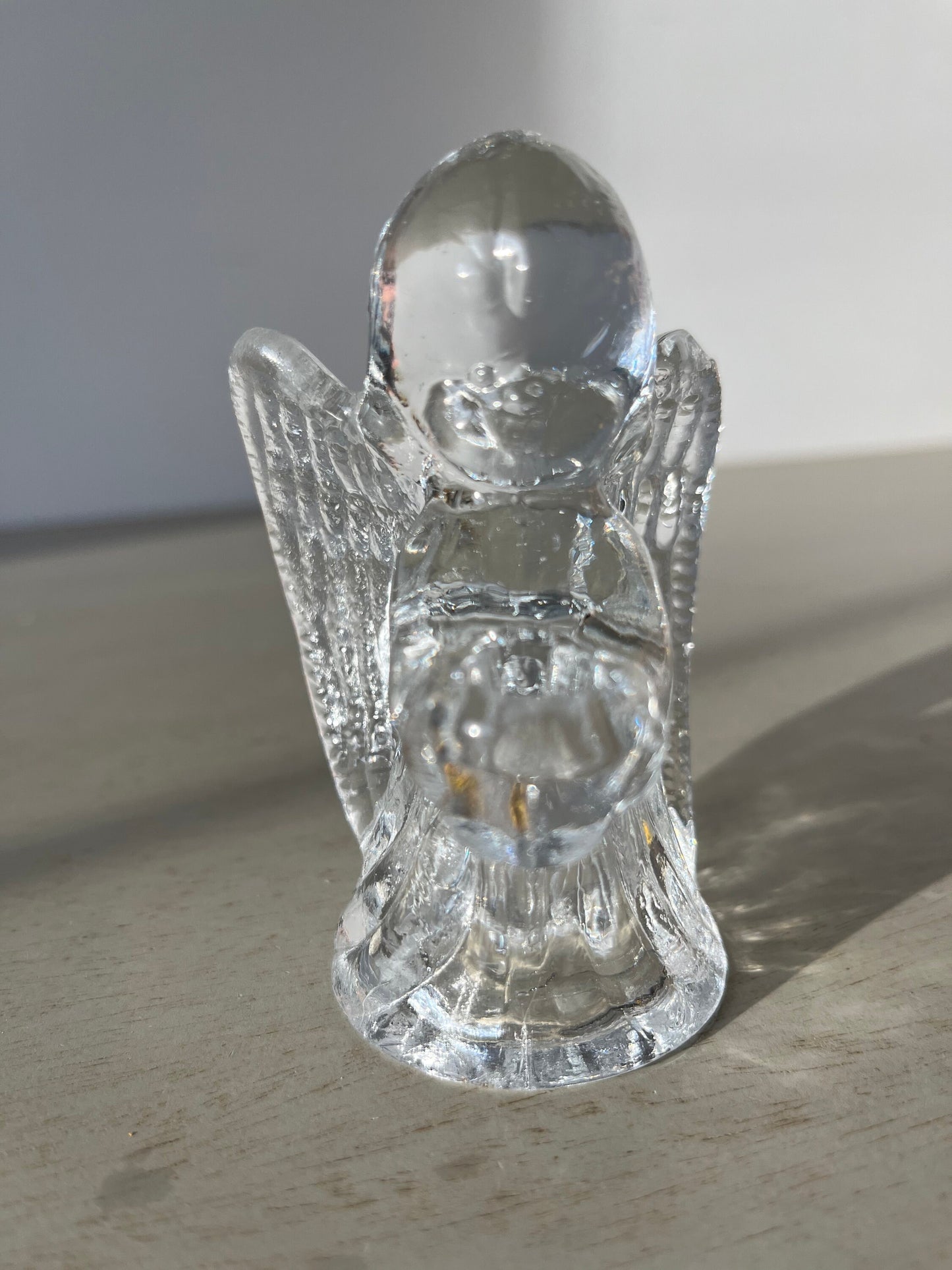 Mini glass angel figurine