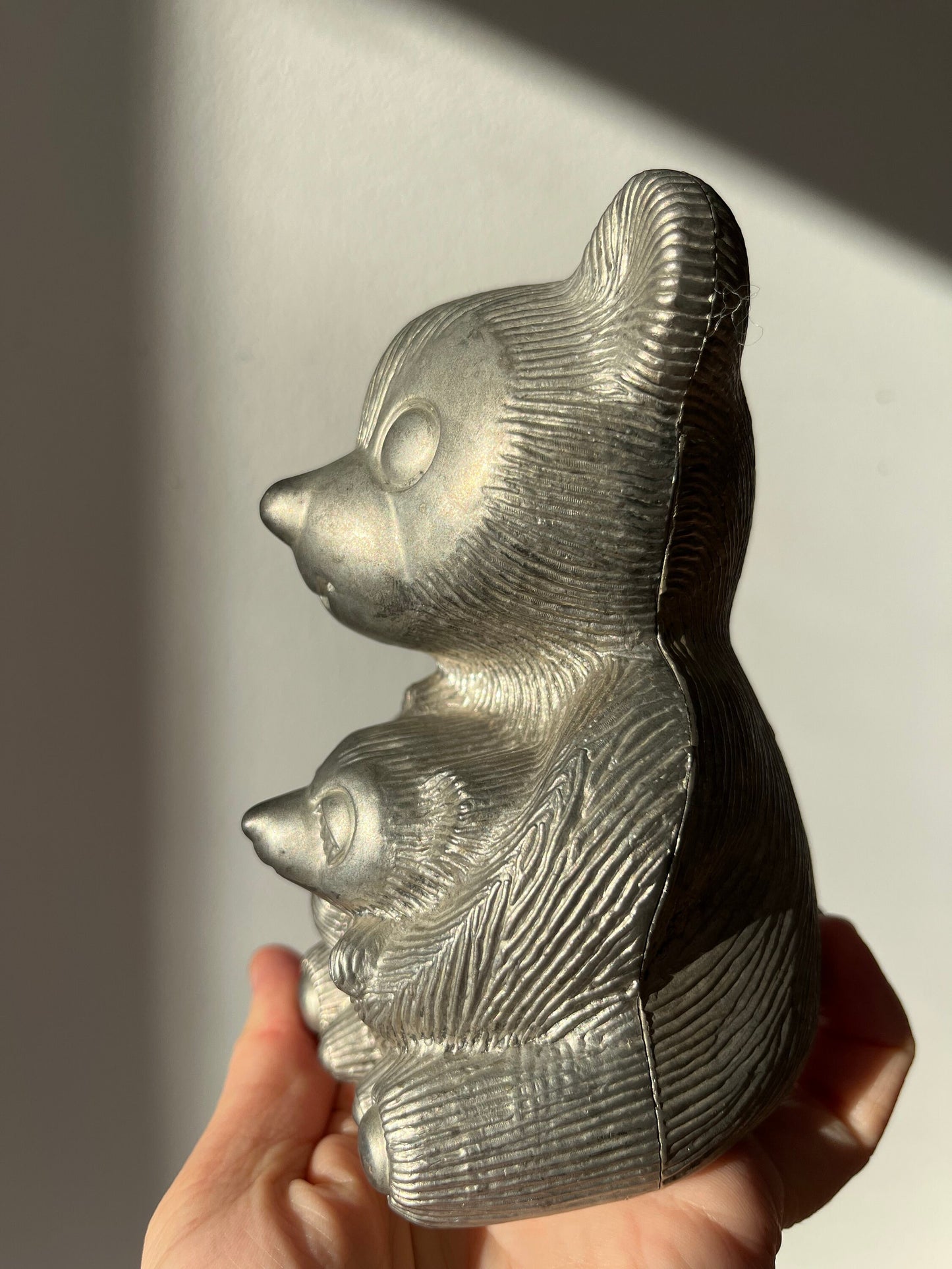 Vintage Bear & Cub coin bank