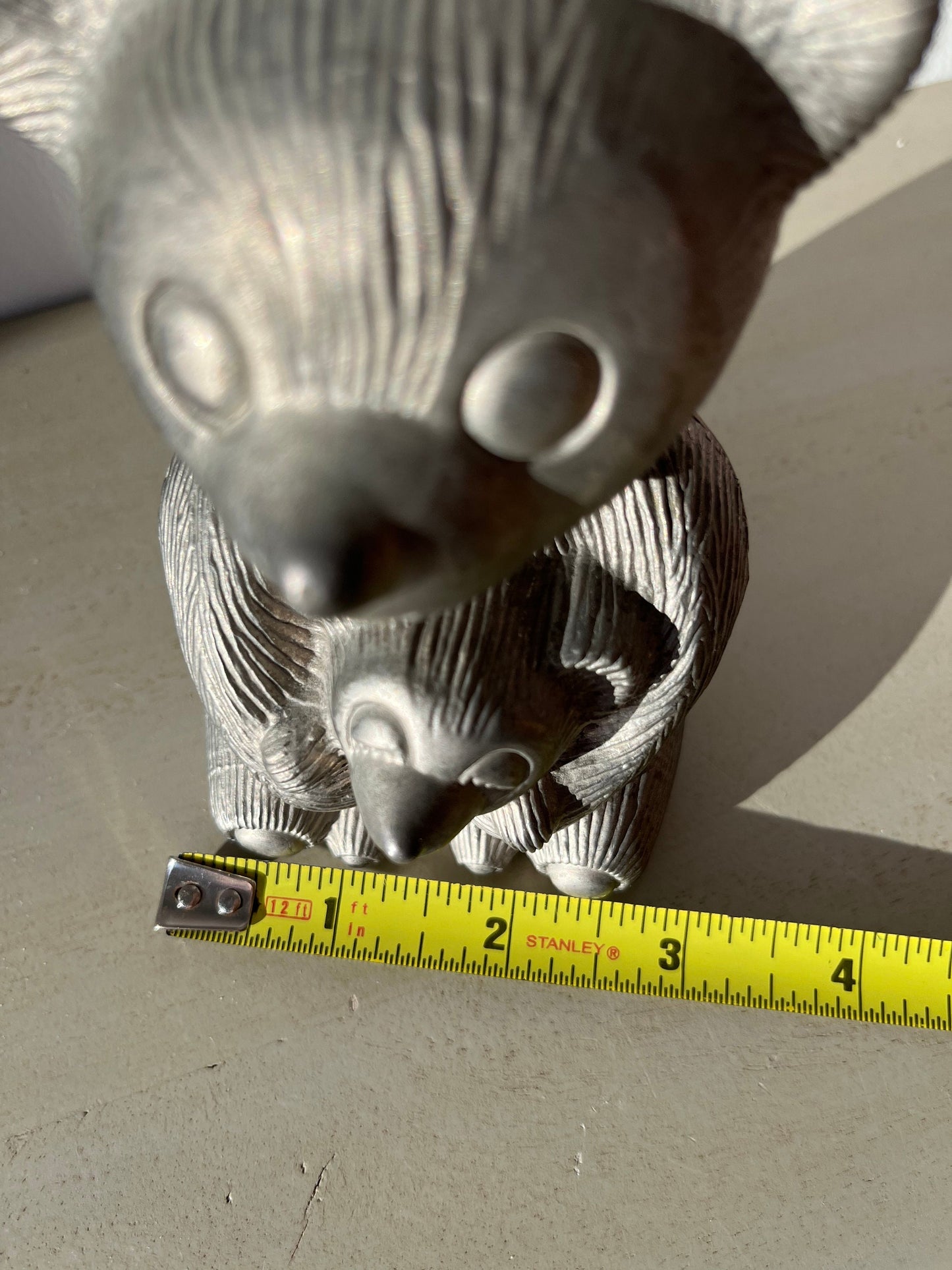 Vintage Bear & Cub coin bank