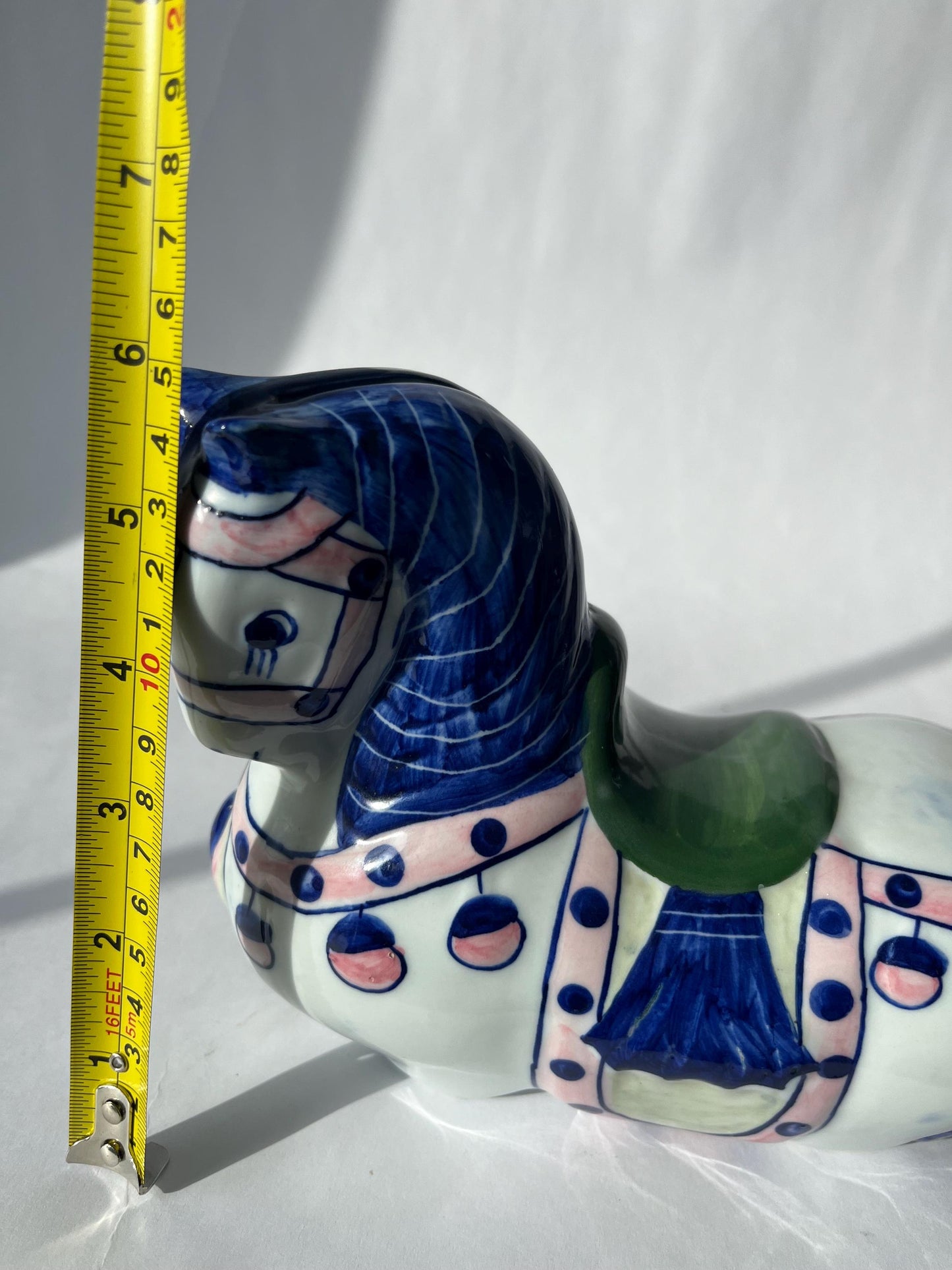 Vintage Nora Fenton Ceramic Horse Coin Bank