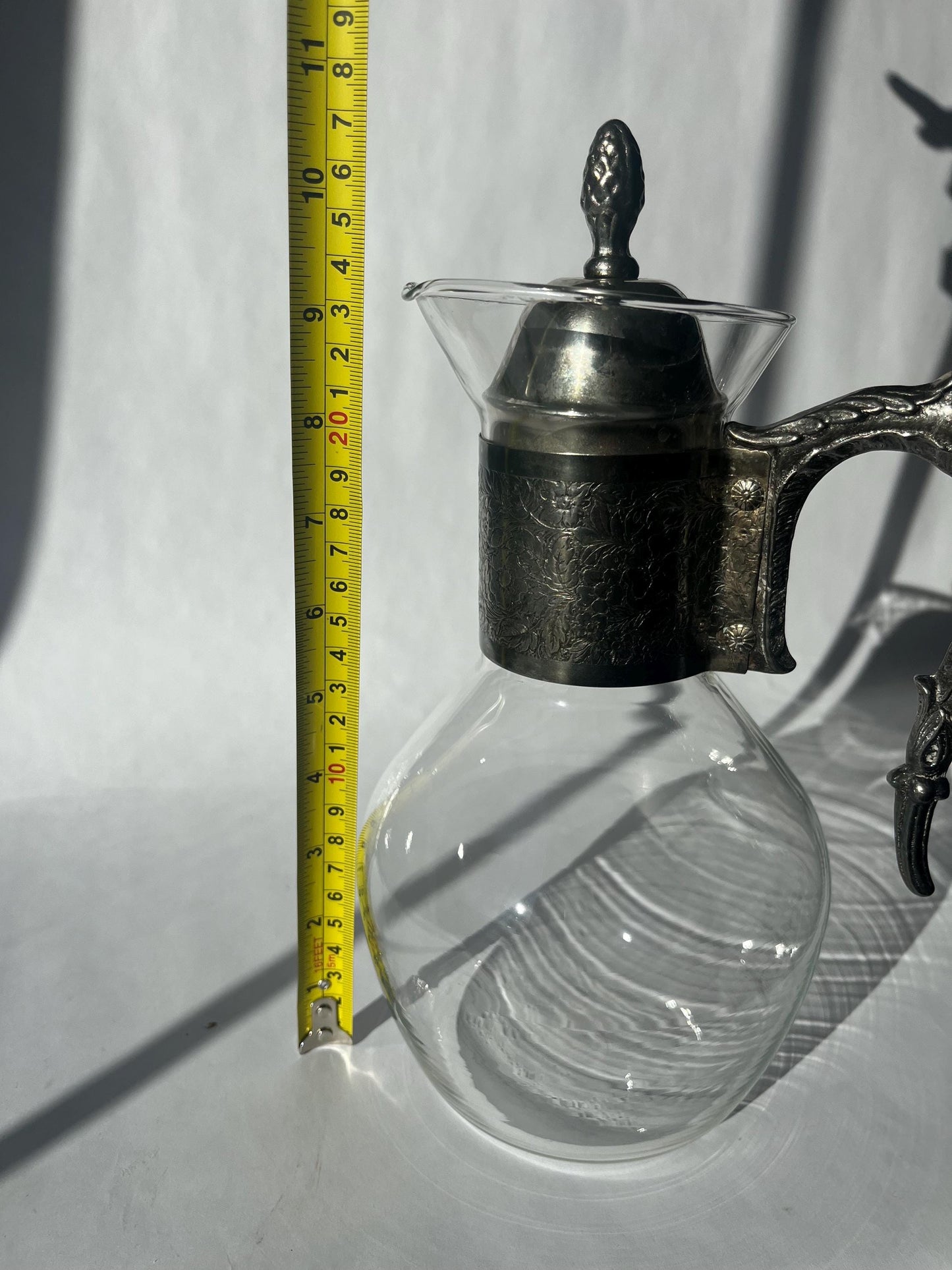 Vintage MCM Metro Glass Claret Wine Carafe Pitcher