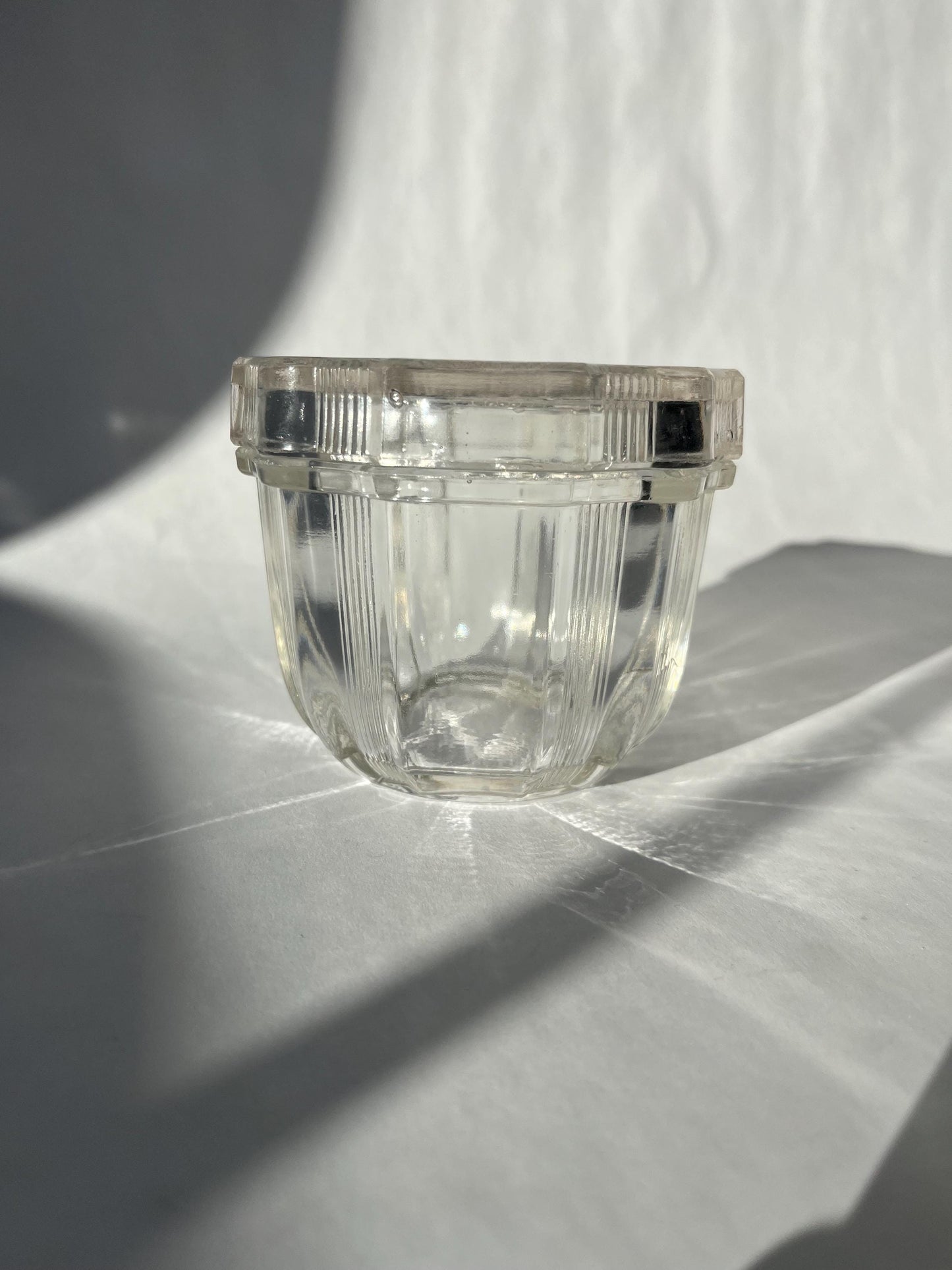 Lovely Vintage Glass Lidded Dish