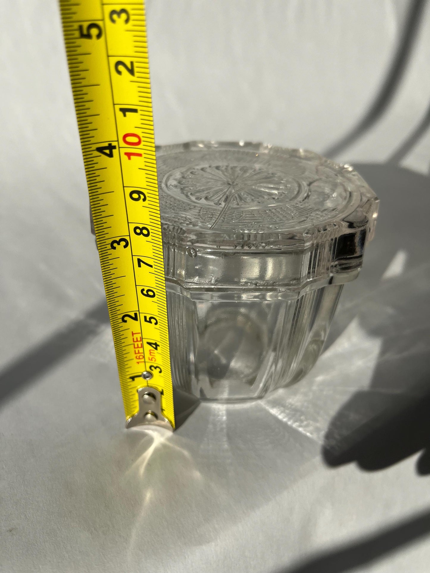 Lovely Vintage Glass Lidded Dish