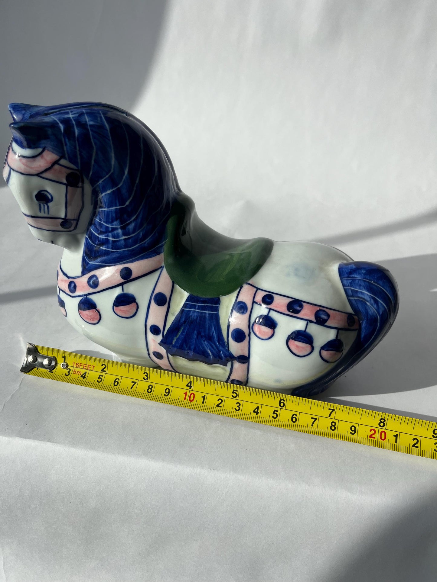 Vintage Nora Fenton Ceramic Horse Coin Bank