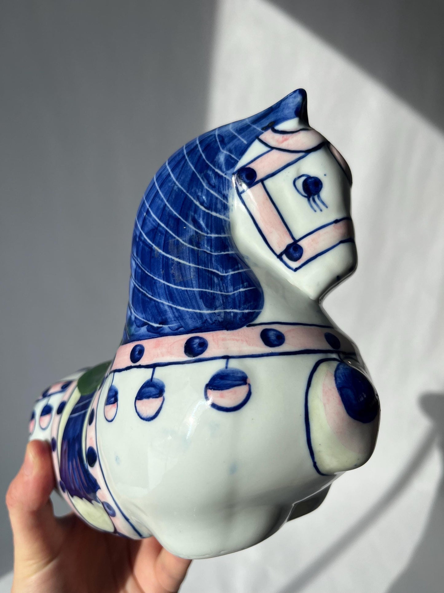Vintage Nora Fenton Ceramic Horse Coin Bank