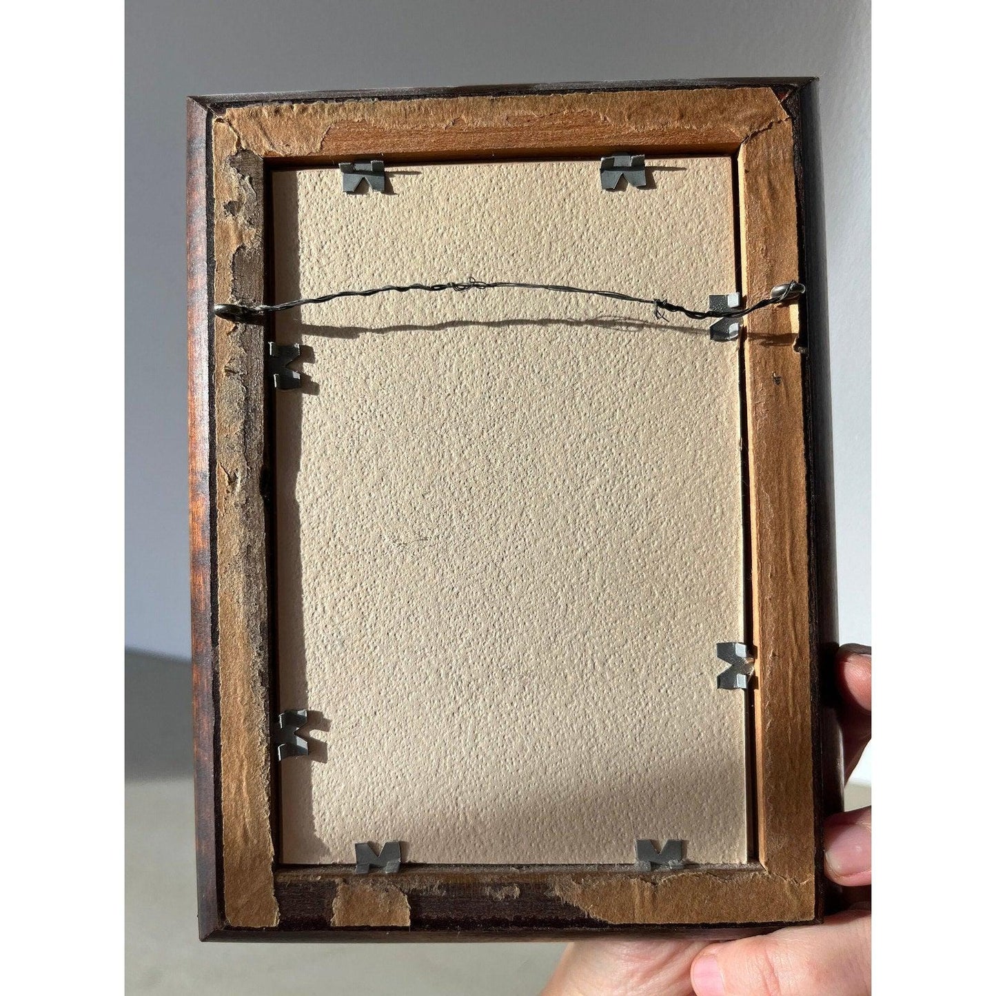Antique Victorian framed ‘Cupid picture