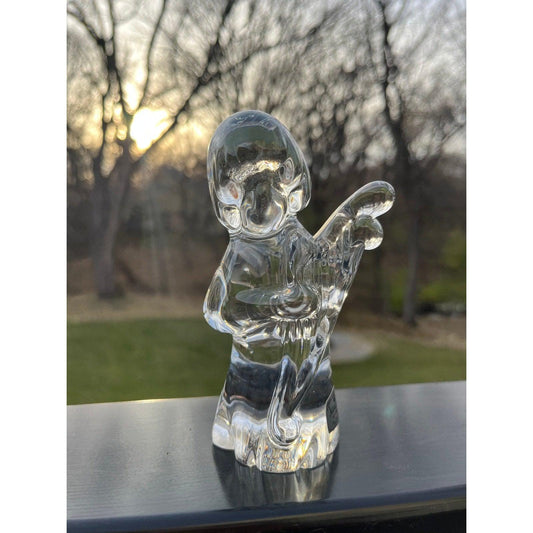 Vintage Marcolin crystal glass angel