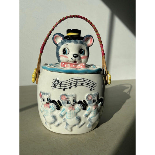 1950s cookie jar dancing mice