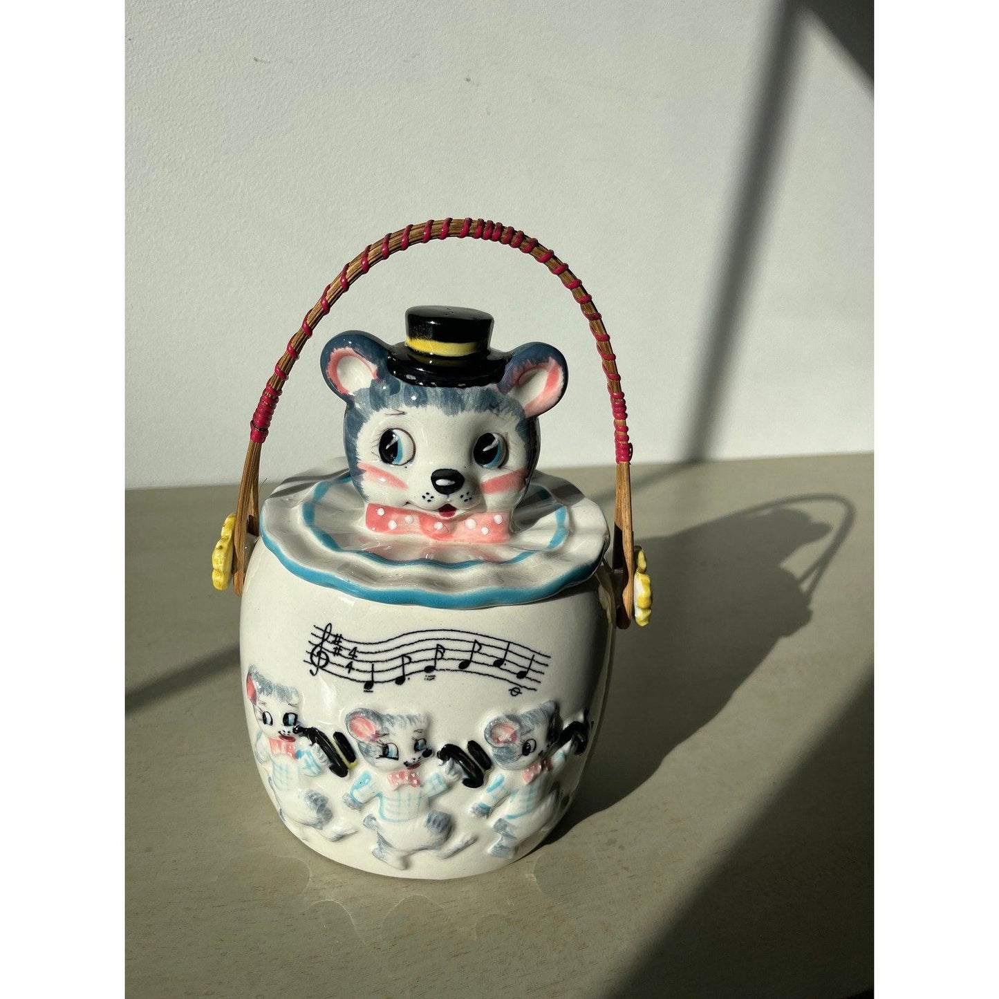 1950s cookie jar dancing mice