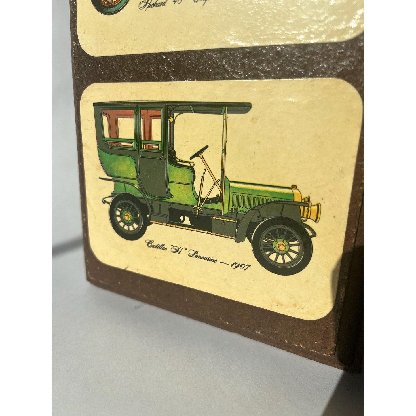 Antique Cars Wooden Wall Plaque