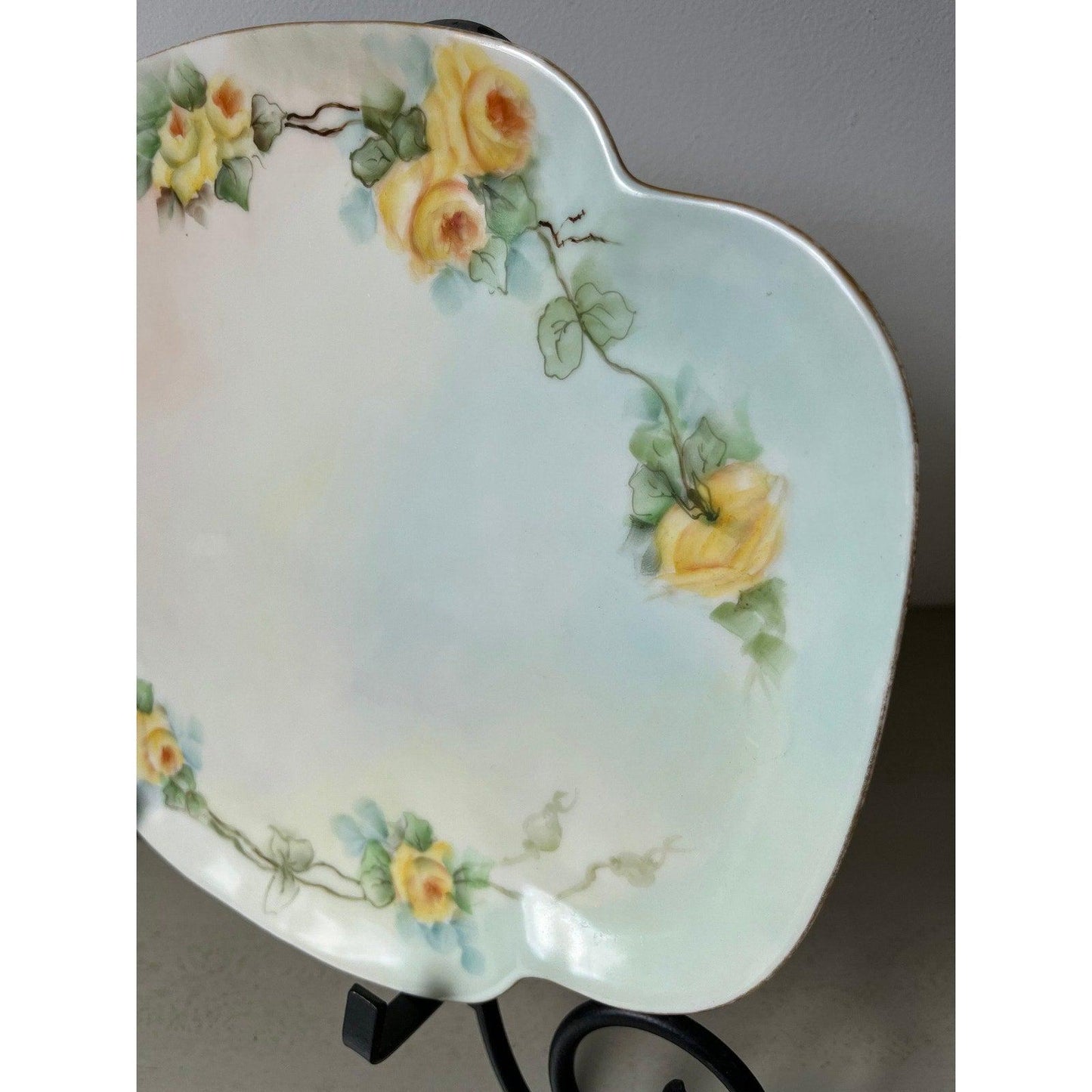Theodore Haviland early 20th century Limoges France hand decorated platter