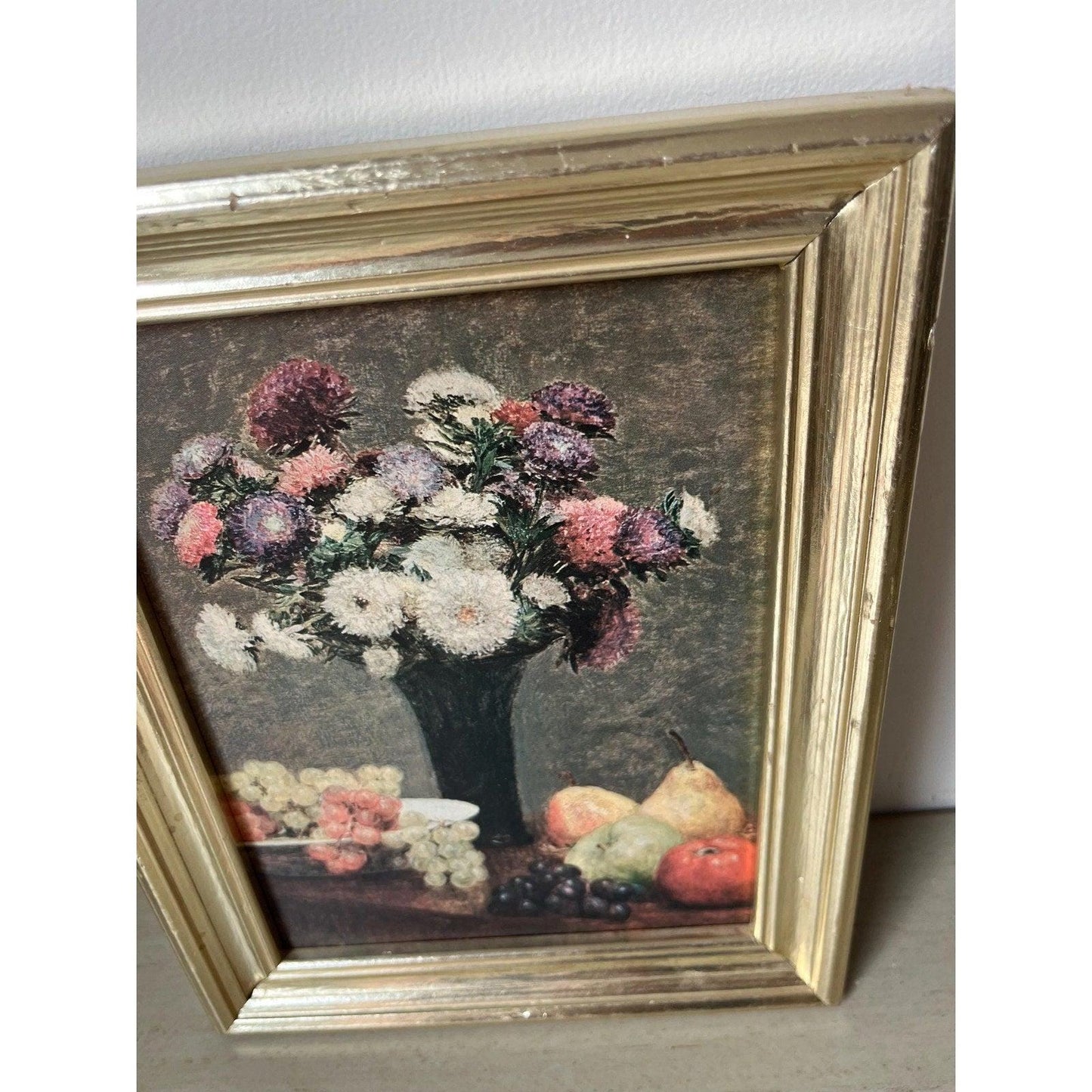 Vintage framed art work print