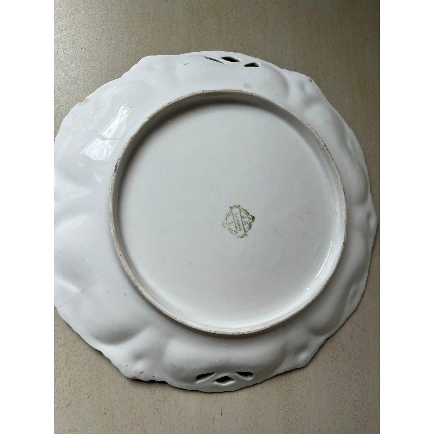 1930's Johann Seltmann (JSV Germany) Art Nouveau style charger plate