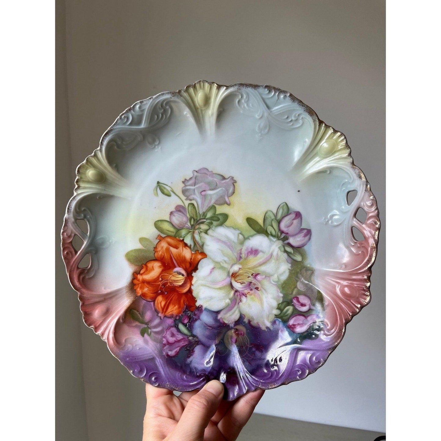 1930's Johann Seltmann (JSV Germany) Art Nouveau style charger plate