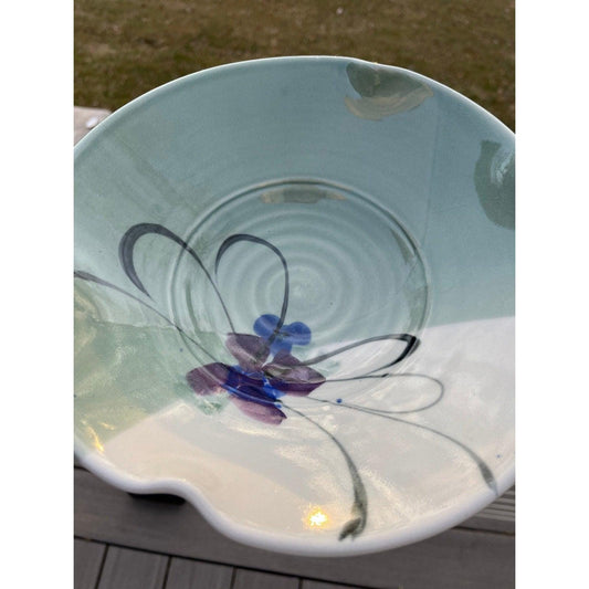 Wonderful Follette Studio handmade ceramic bowl