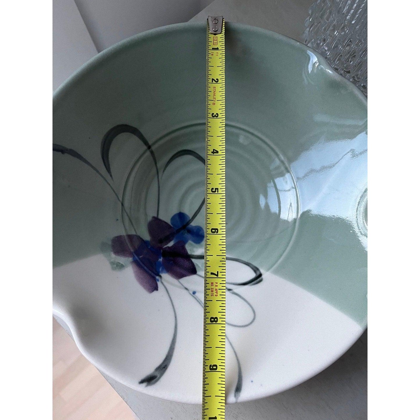 Wonderful Follette Studio handmade ceramic bowl