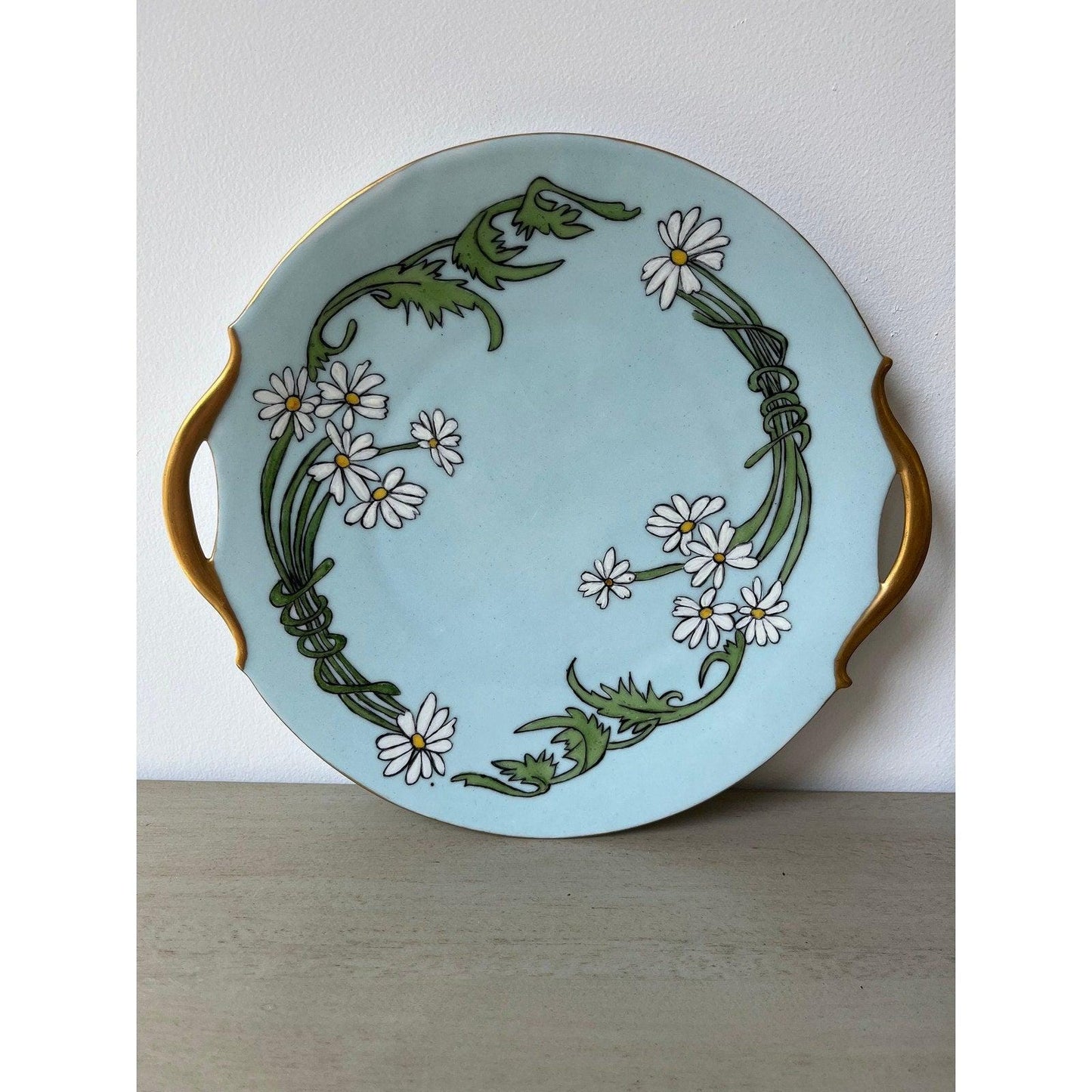 Antique hand-painted plate