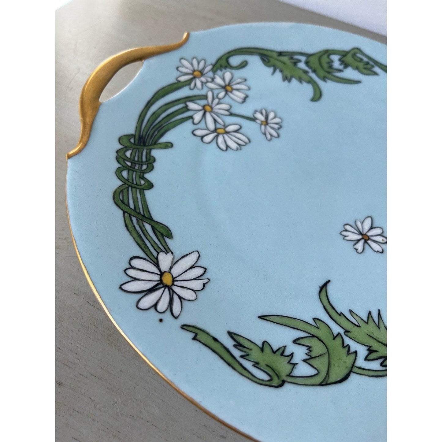 Antique hand-painted plate
