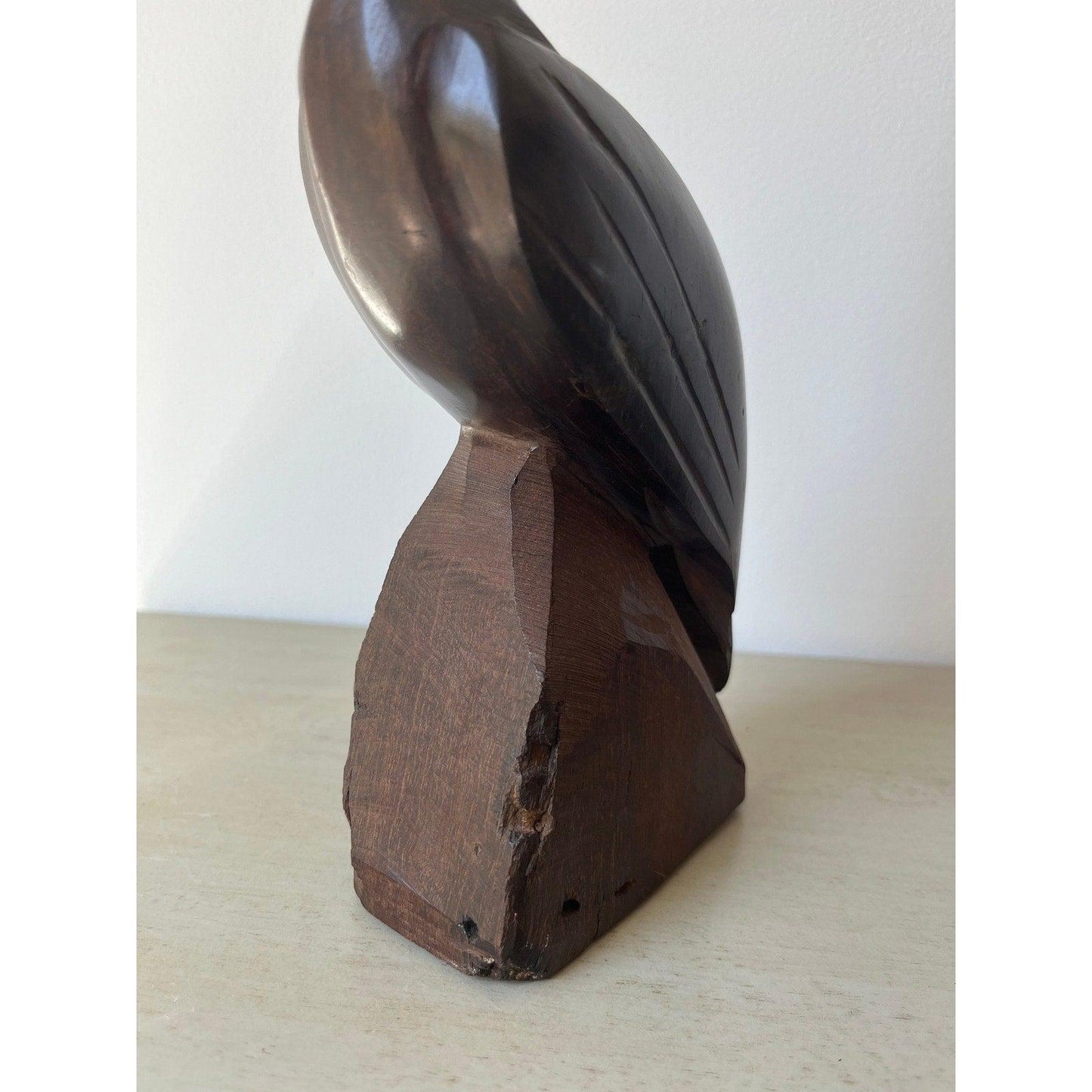 MCM Vintage Hand Carved Pelican