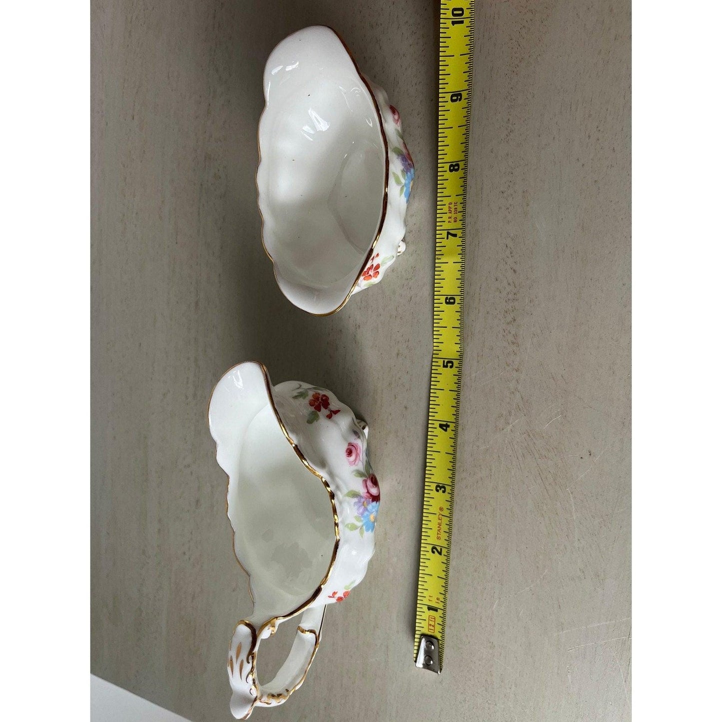 Hammersley porcelain cream and sugar set
