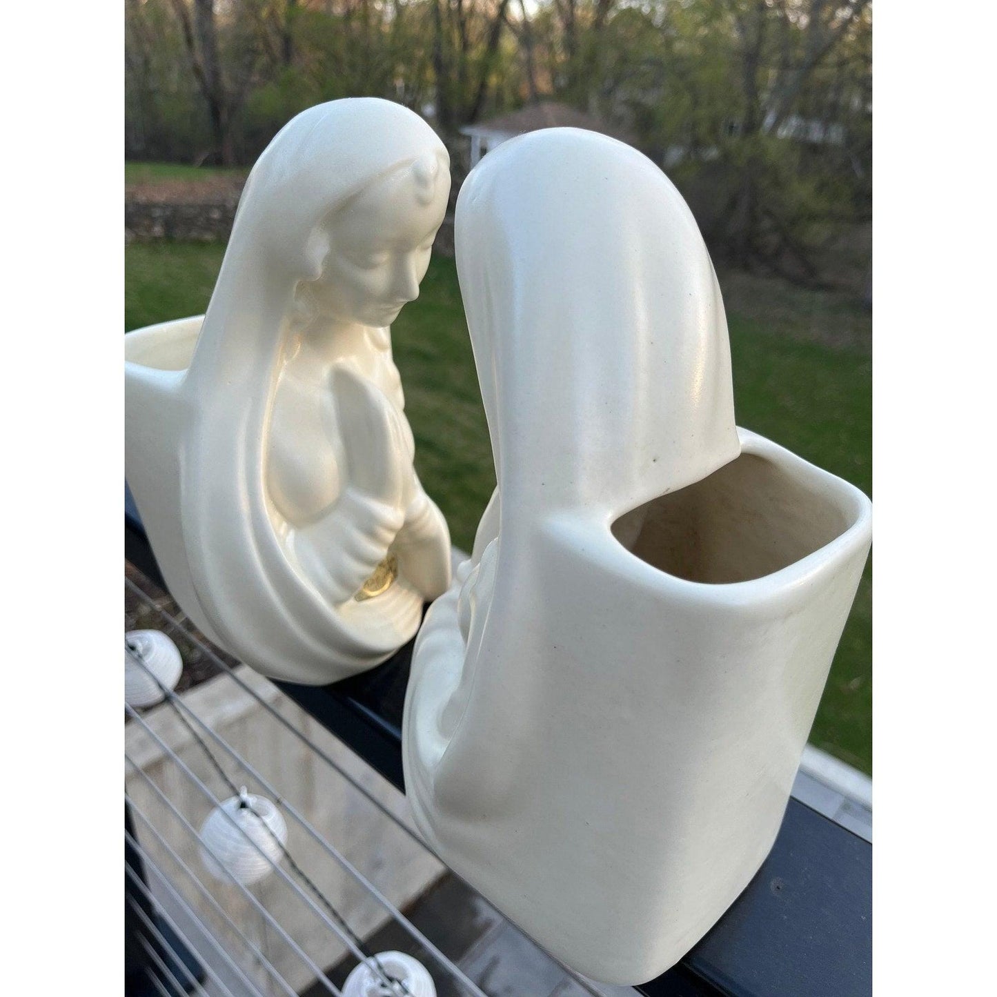 Vintage Haeger Virgin Mary Planter / Vase