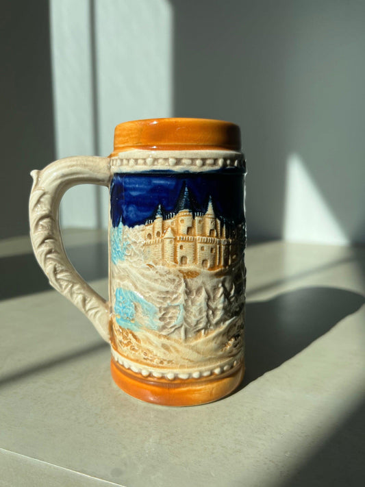 Tiny but mighty vintage beer stein, made in Japan