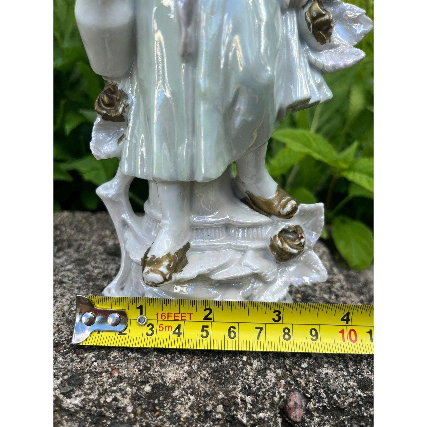 1920-30s German lustreware porcelain figurine