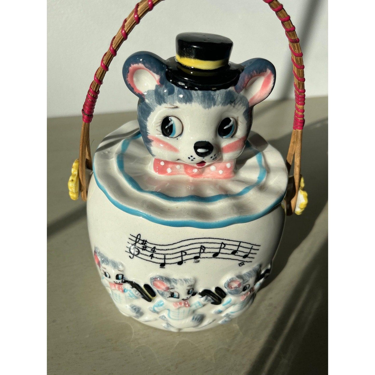 1950s cookie jar dancing mice