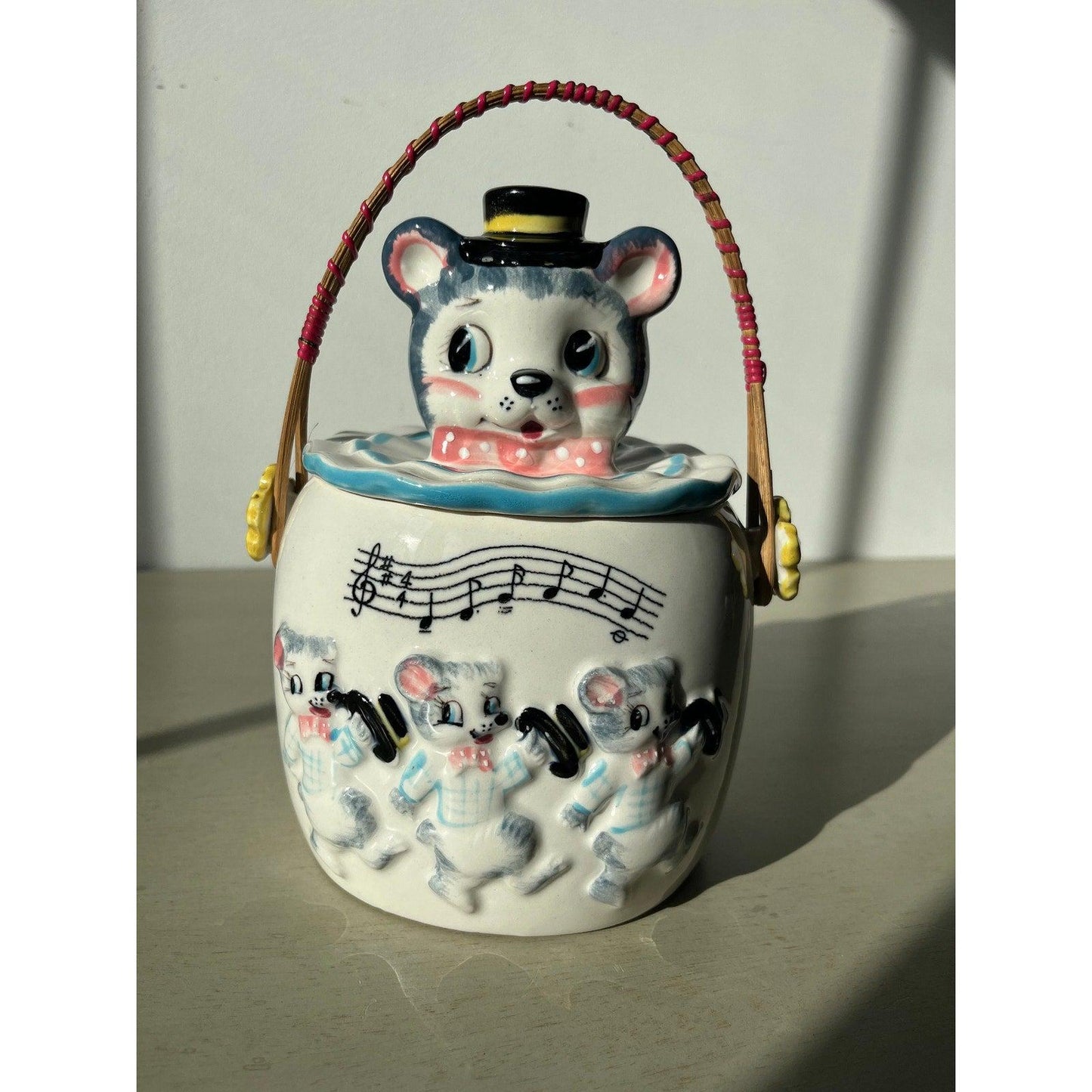 1950s cookie jar dancing mice