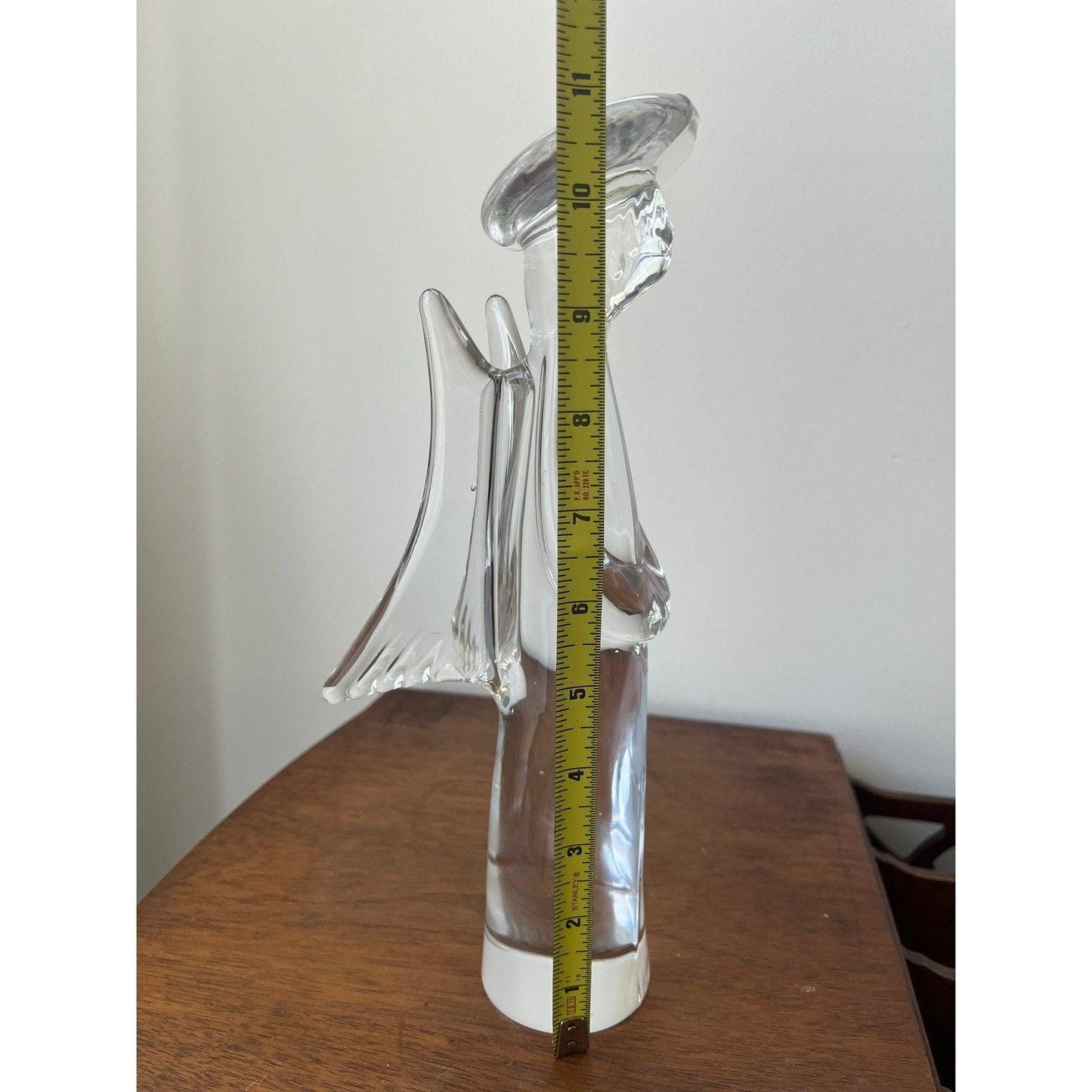 Dansk heavy crystal minimalist angel sculpture