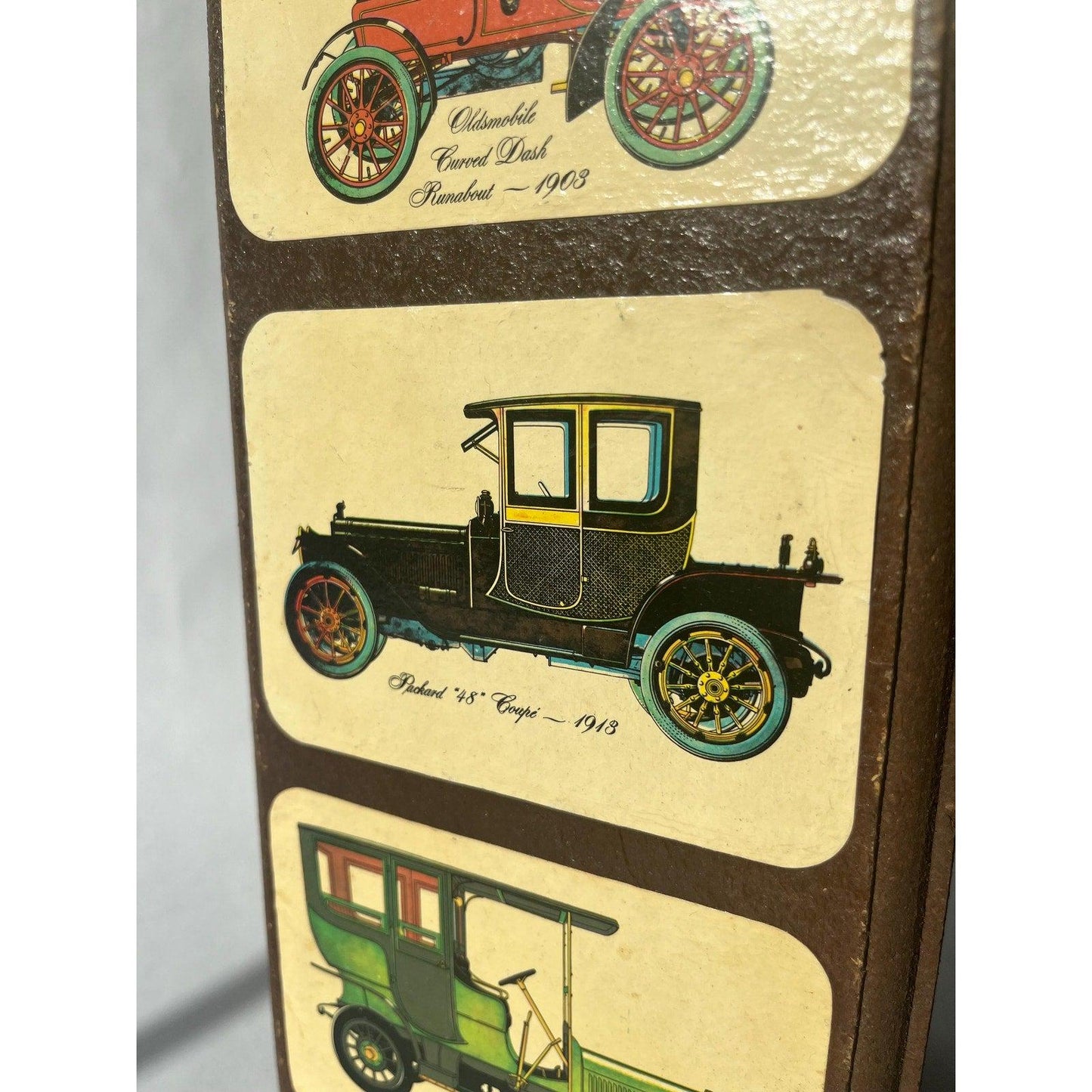 Antique Cars Wooden Wall Plaque