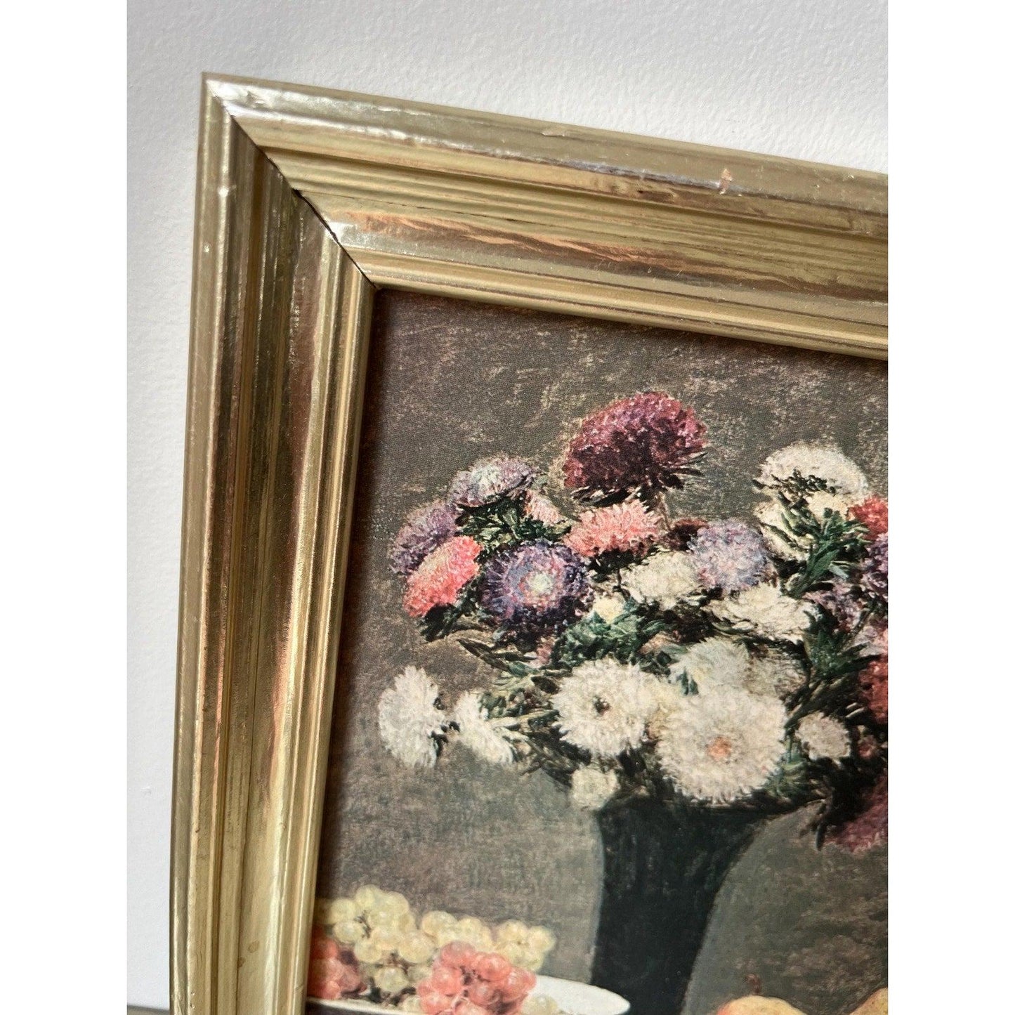 Vintage framed art work print