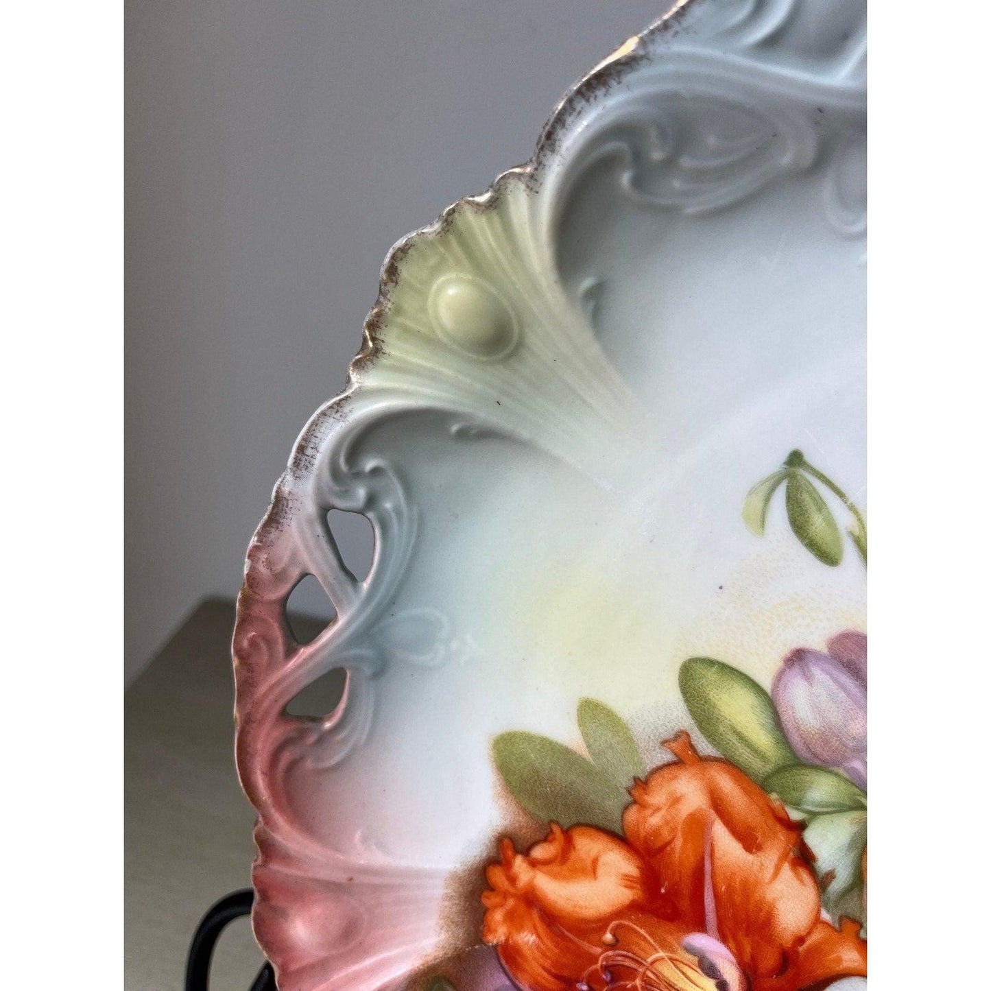 1930's Johann Seltmann (JSV Germany) Art Nouveau style charger plate
